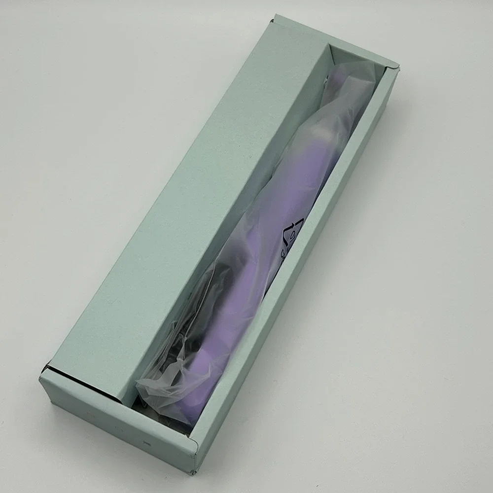 Xuanze XZWD-558 Hair Straightener Brush Purple Ceramic Heated Styling Tool NEW